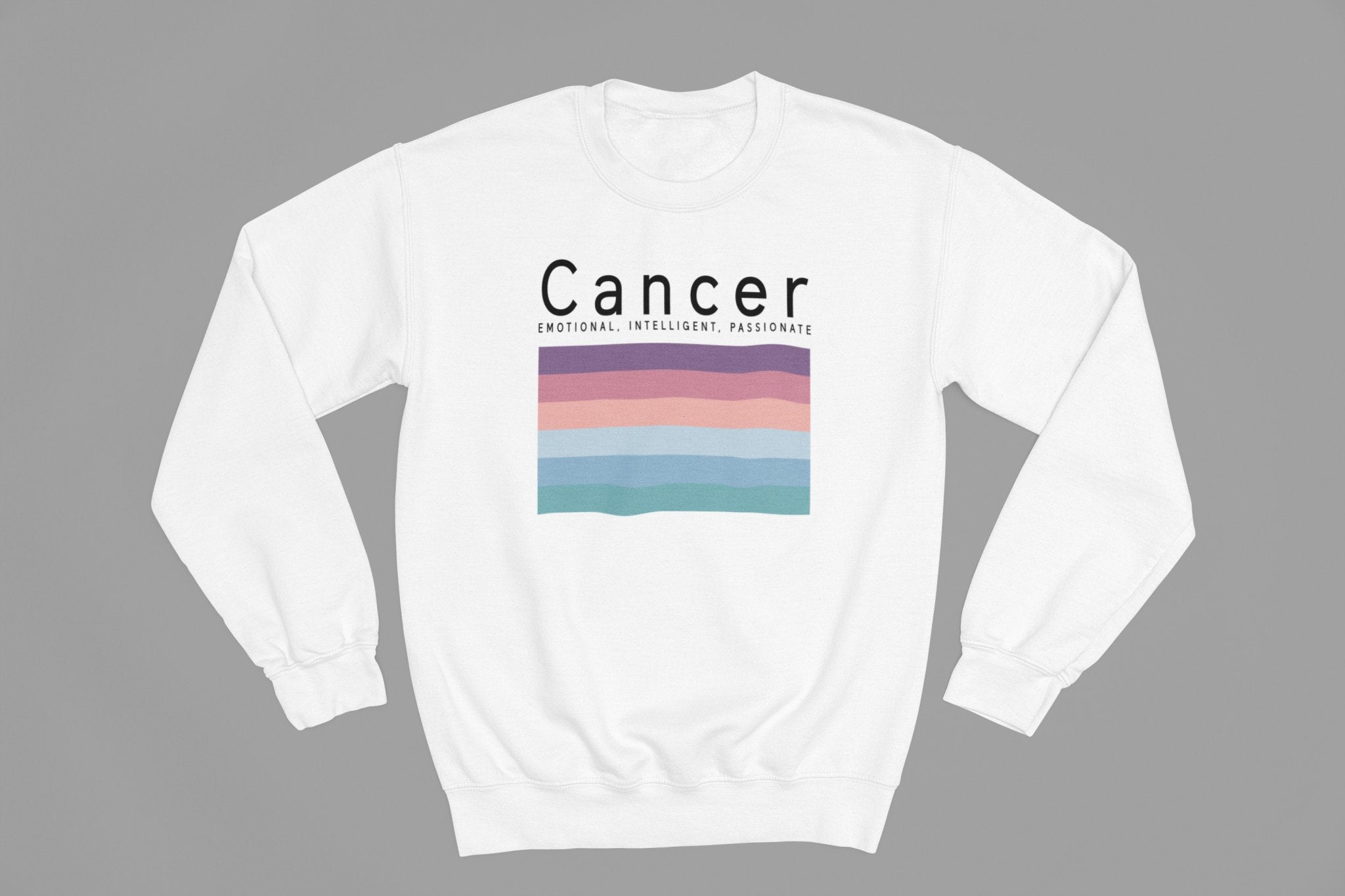 CANCER Zodiac Colour Palette Sweatshirt - Beast & Beauty Clothing LTD - Zodiac Sweatshirt - small - 