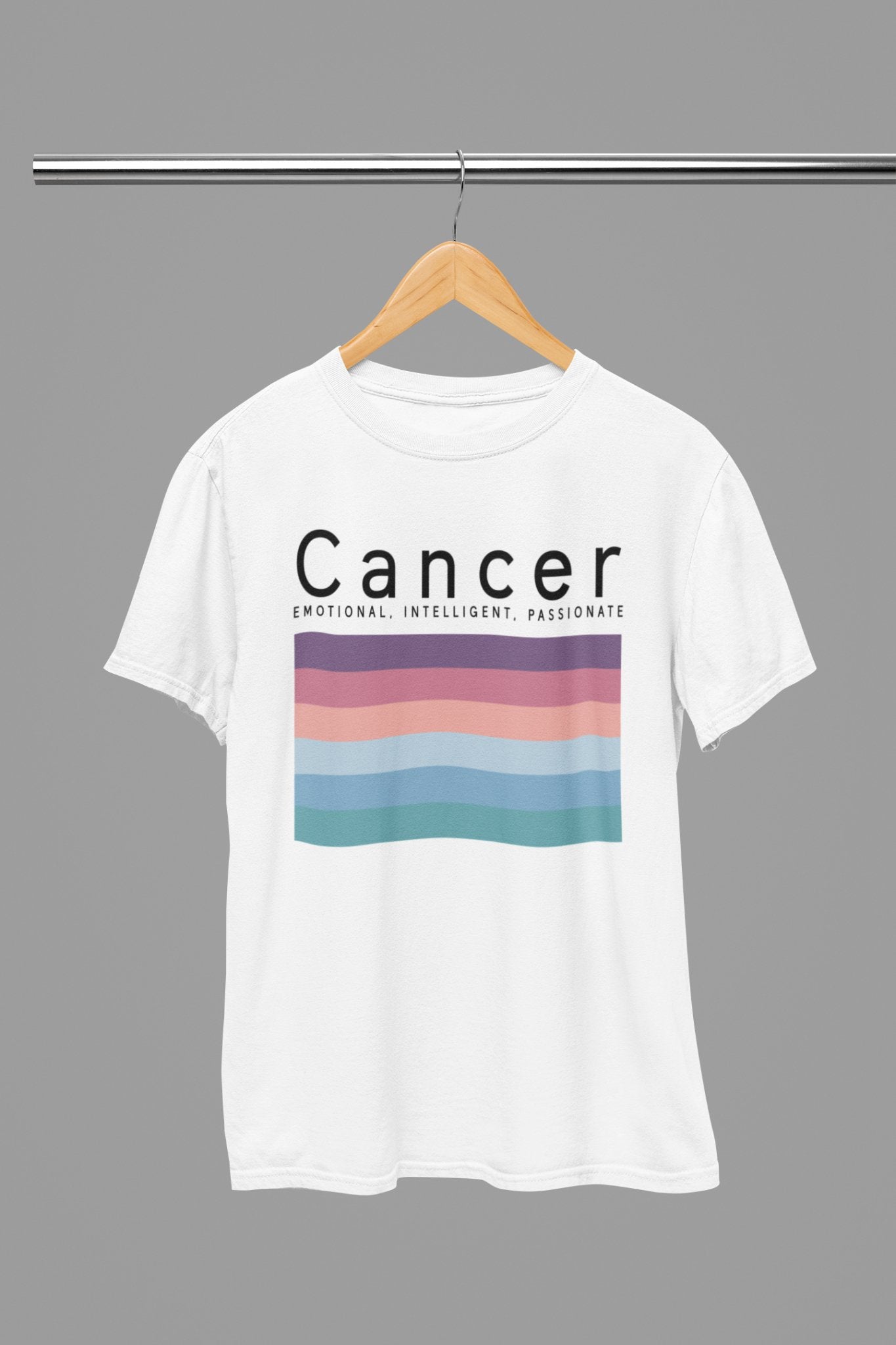 Cancer Zodiac Colour Palette T-Shirt - Beast & Beauty Clothing LTD - Zodiac T-Shirt - small - 