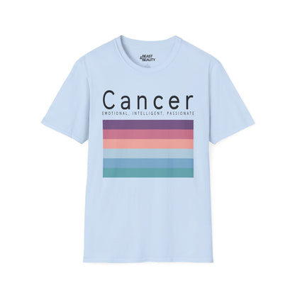 Cancer Zodiac Graphic T-Shirt Light Blue / S gift_idea unique_gift personalised_gift