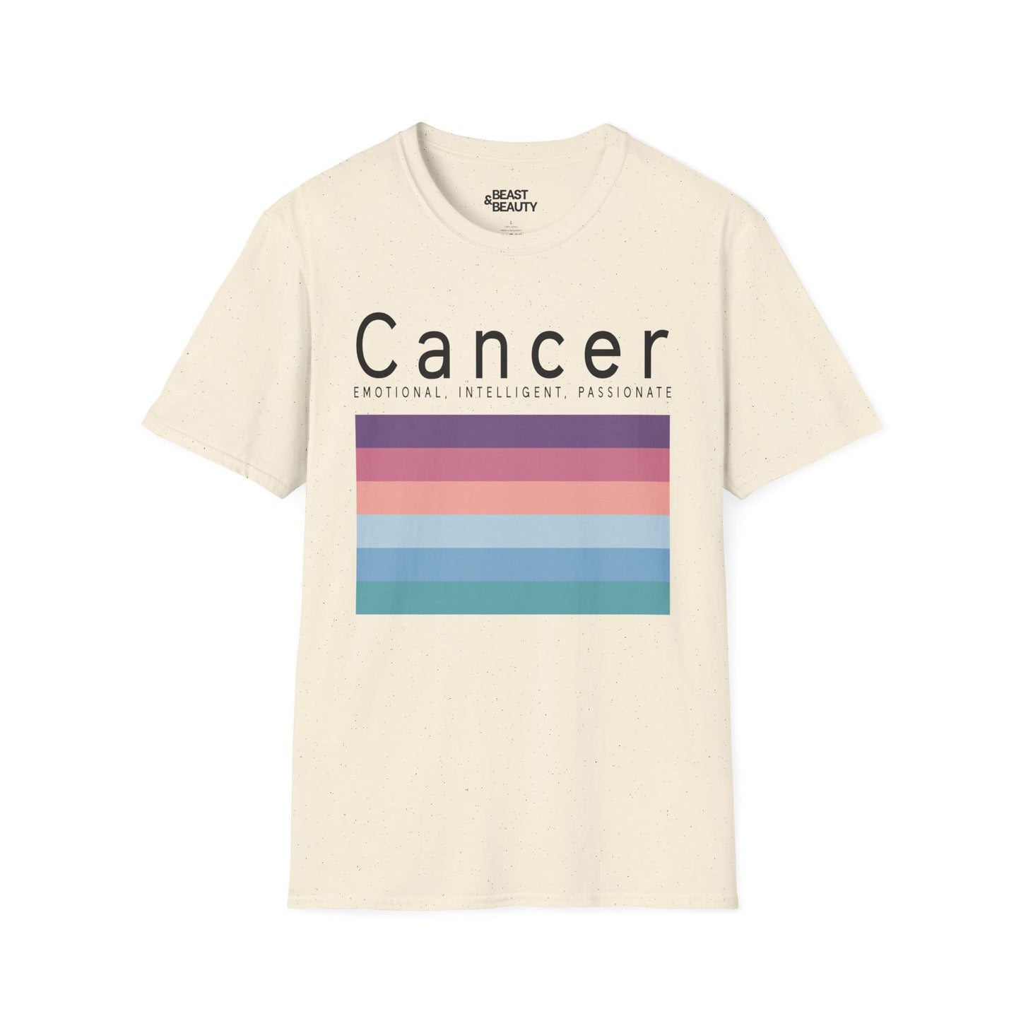 Cancer Zodiac Graphic T-Shirt Natural / M gift_idea unique_gift personalised_gift