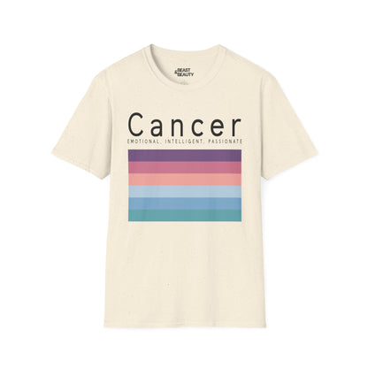 Cancer Zodiac Graphic T-Shirt Natural / M gift_idea unique_gift personalised_gift