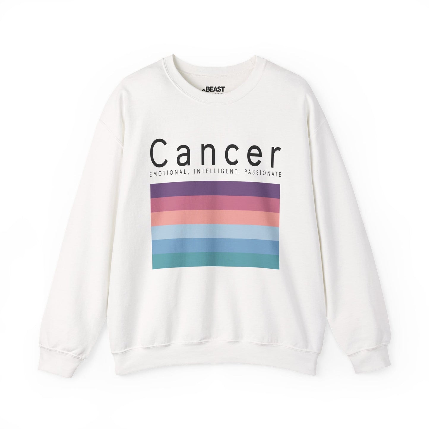 Cancer Zodiac Sign Adult Sweatshirt White / S gift_idea unique_gift personalised_gift