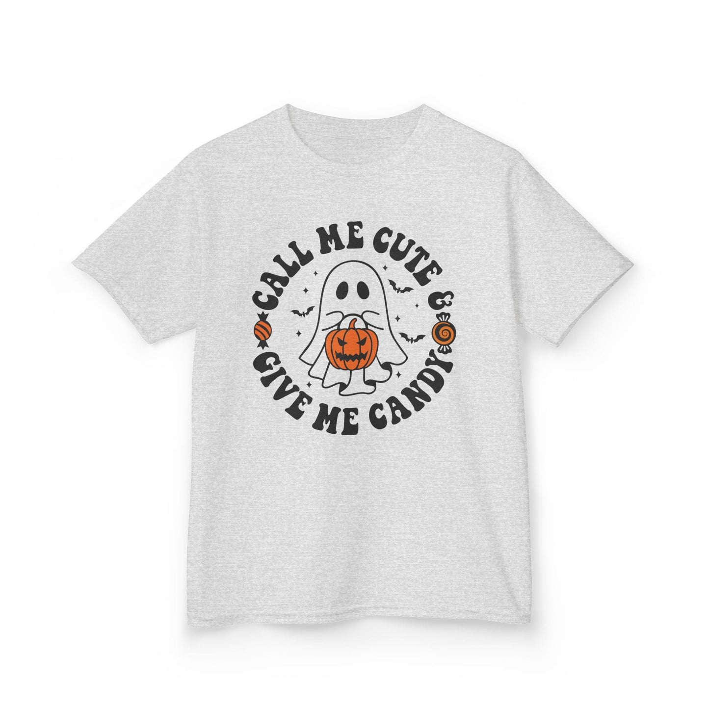 Candy Corn Cutie Halloween Kids T-Shirt Ash / XS gift_idea unique_gift personalised_gift