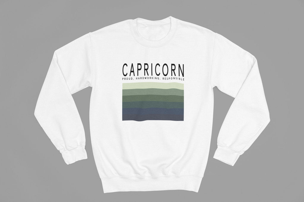 CAPRICORN Zodiac Colour Palette Sweatshirt - Beast & Beauty Clothing LTD - Zodiac Sweatshirt - small - 