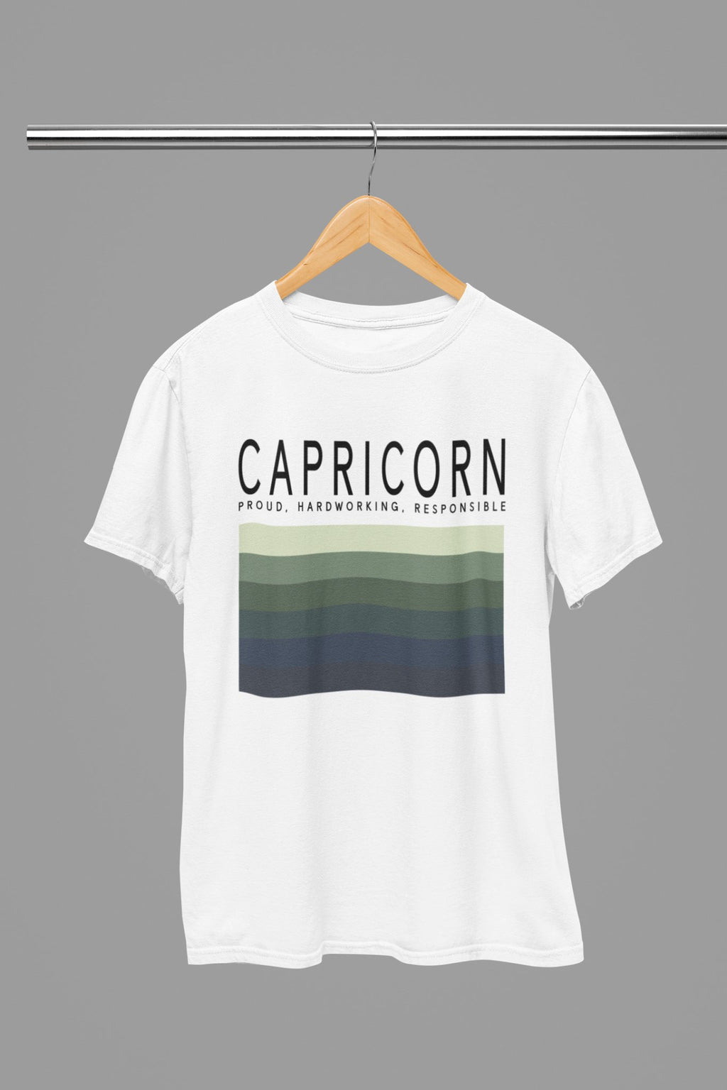 Capricorn Zodiac Colour Palette T-Shirt - Beast & Beauty Clothing LTD - Zodiac T-Shirt - small - 