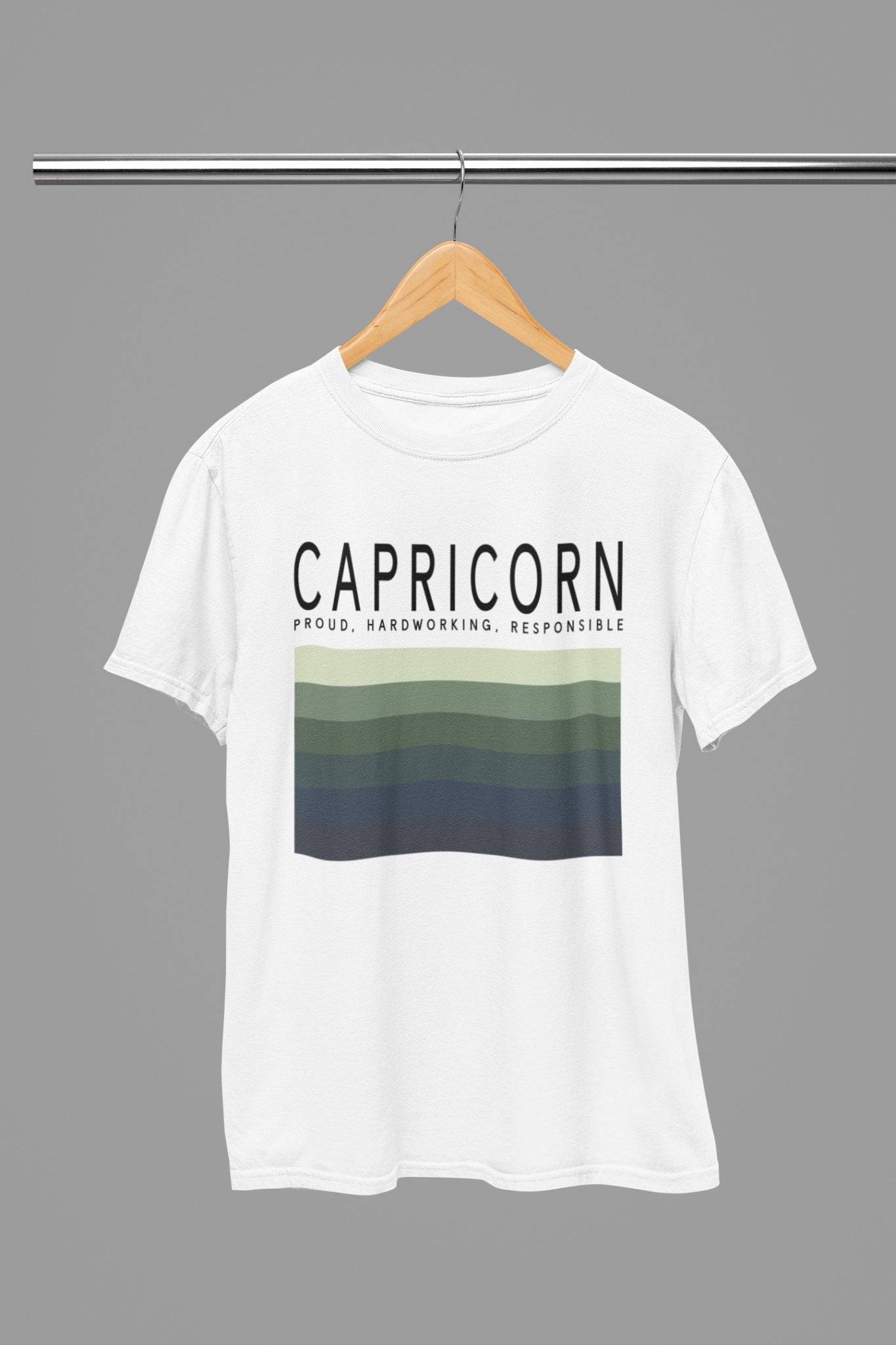 Capricorn Zodiac Colour Palette T-Shirt - Beast & Beauty Clothing LTD - Zodiac T-Shirt - small - 