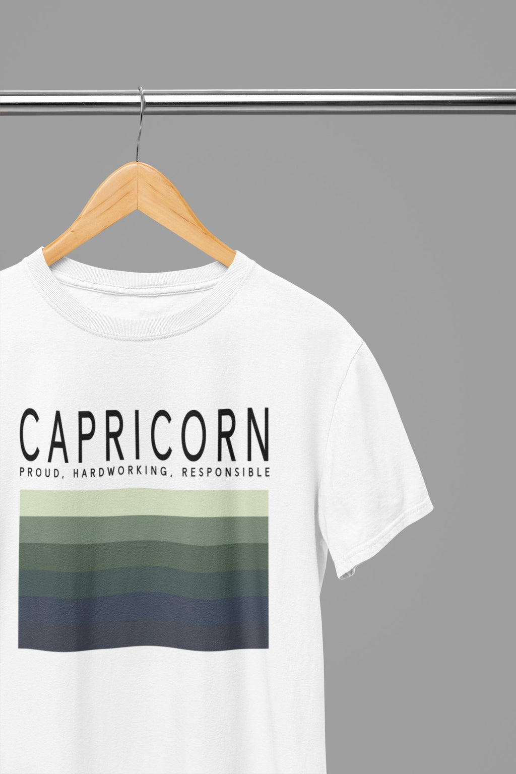 Capricorn Zodiac Colour Palette T-Shirt - Beast & Beauty Clothing LTD - Zodiac T-Shirt - small - 