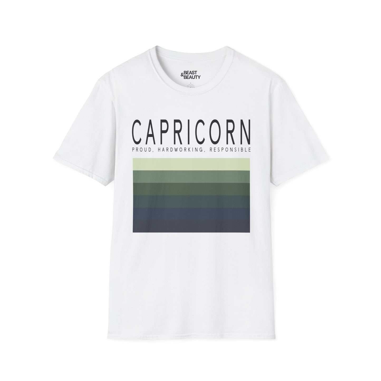 Capricorn Zodiac Graphic T-Shirt White / S gift_idea unique_gift personalised_gift