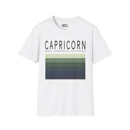 Capricorn Zodiac Graphic T-Shirt White / S gift_idea unique_gift personalised_gift