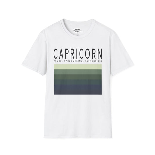 Capricorn Zodiac Graphic T-Shirt White / S gift_idea unique_gift personalised_gift