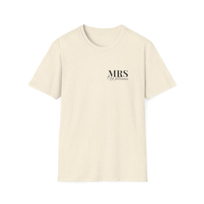 Mr and Mrs personalised couples set