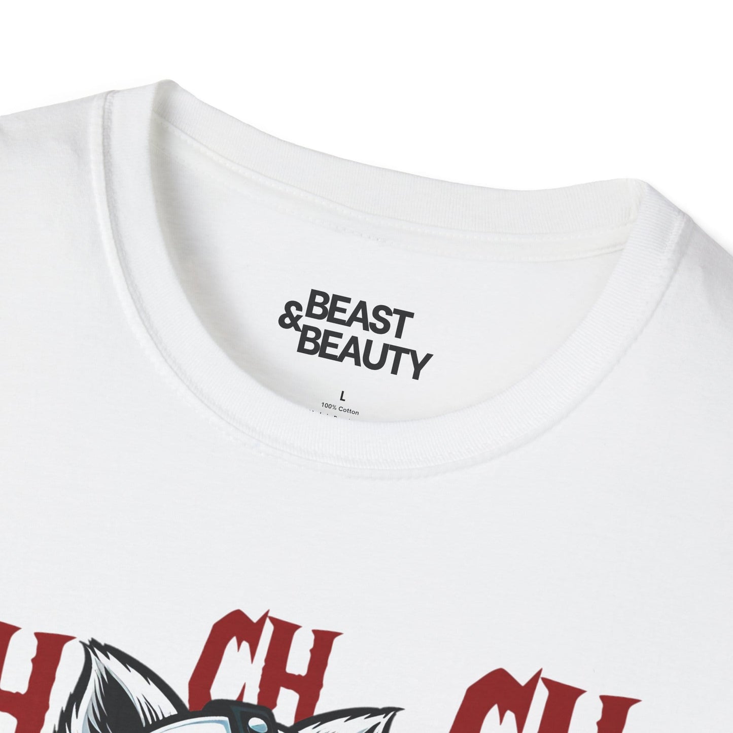 Ch Ch Ch Meow Horror Cat Halloween T-Shirt for Adults gift_idea unique_gift personalised_gift
