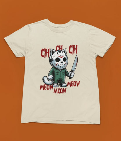 Ch Ch Meow Meow Funny Horror Cat Halloween Sweatshirt & T-Shirt gift_idea unique_gift personalised_gift