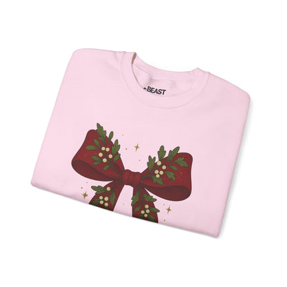 christmas bow sweatshirt sweatshirt uk Christmas gift idea image 5