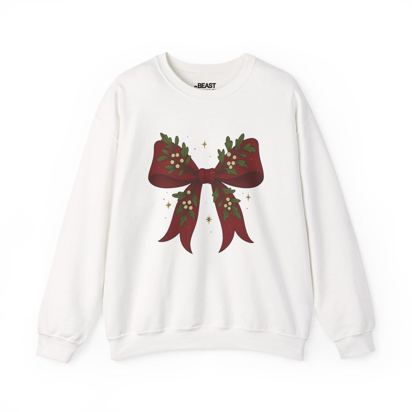 christmas bow sweatshirt white sweatshirt uk Christmas gift idea
