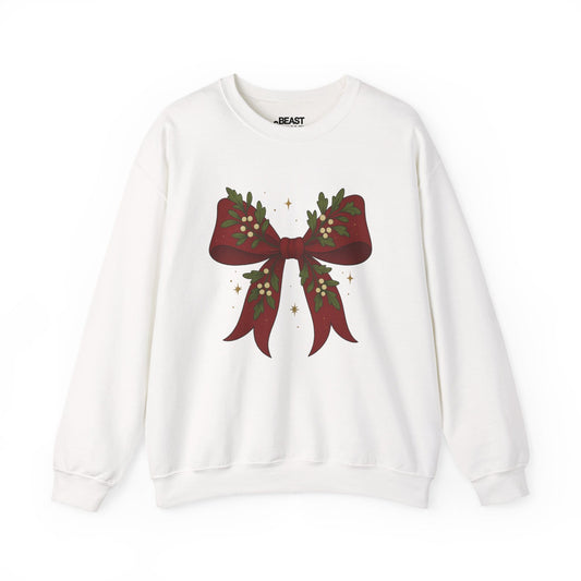 christmas bow sweatshirt white sweatshirt uk Christmas gift idea