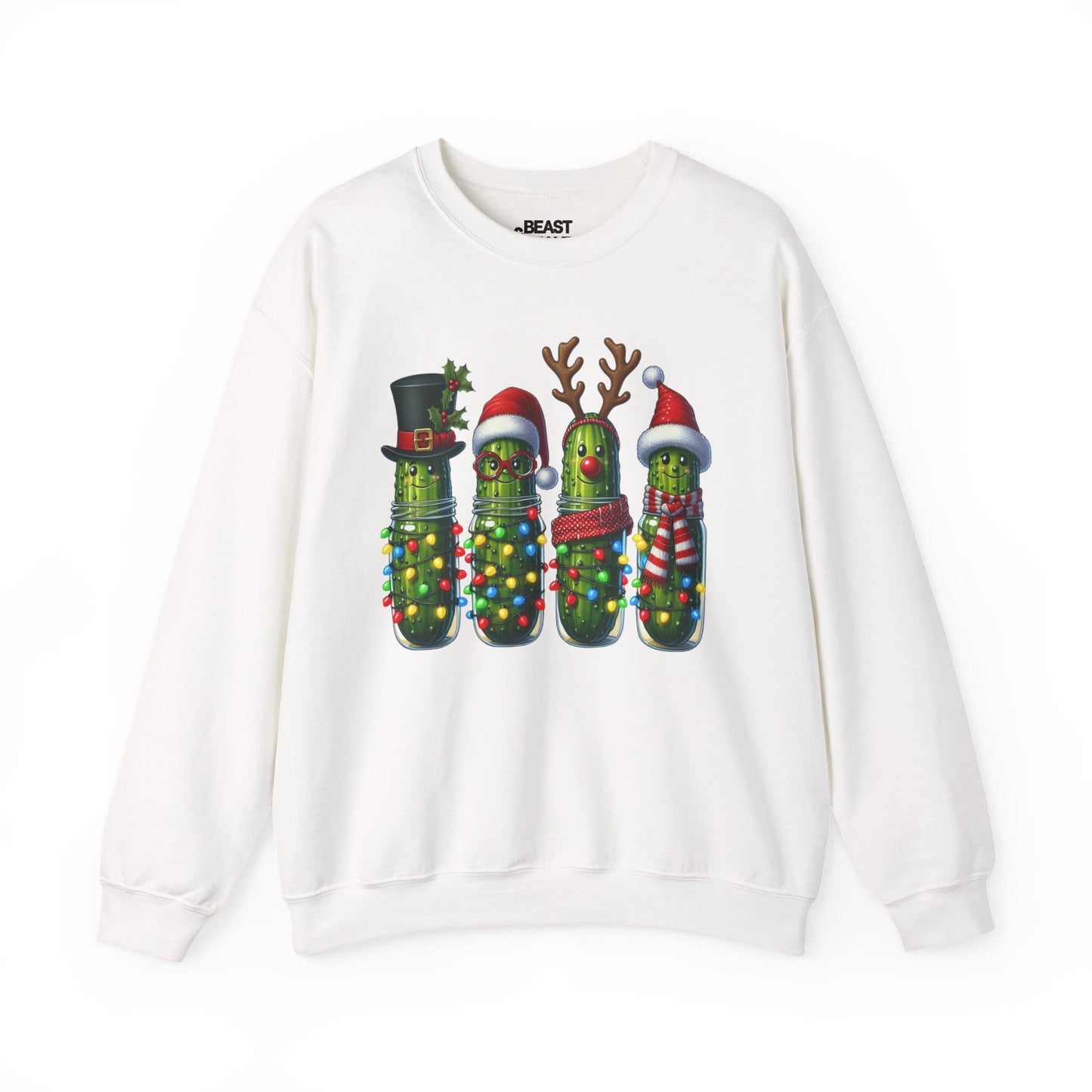 christmas pickle friends sweatshirt white sweatshirt uk Christmas gift idea