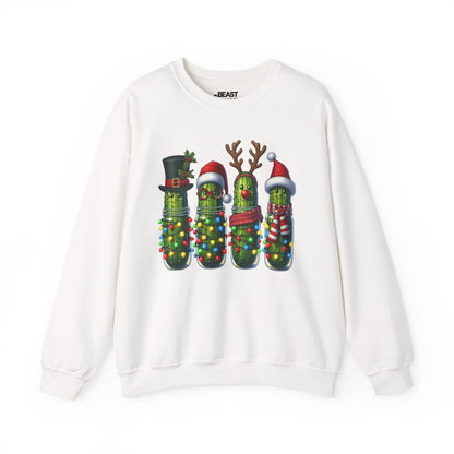 christmas pickle friends sweatshirt white sweatshirt uk Christmas gift idea