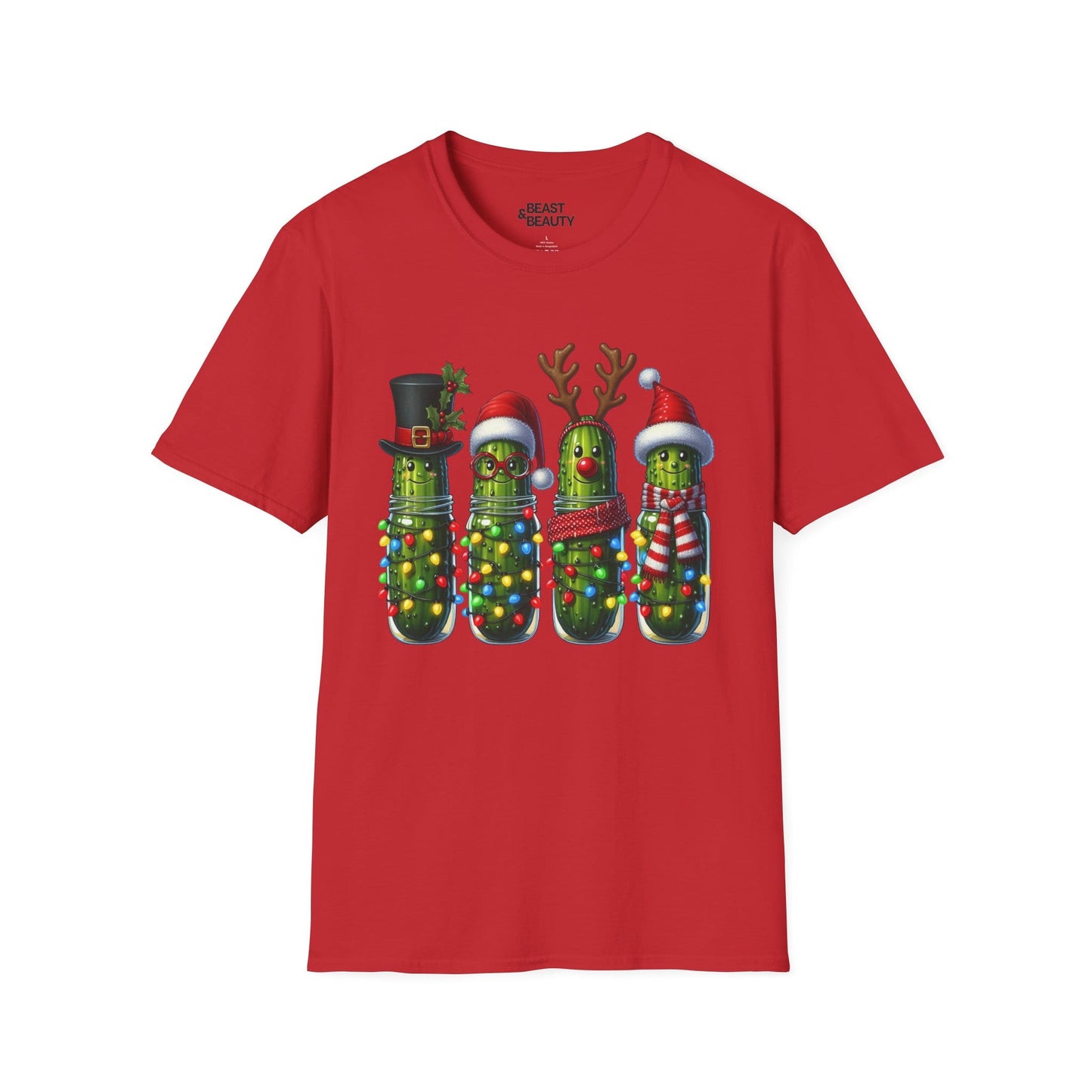 christmas pickle t-shirt red t-shirt uk Christmas gift idea