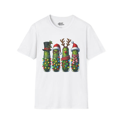 christmas pickle t-shirt white t-shirt uk Christmas gift idea