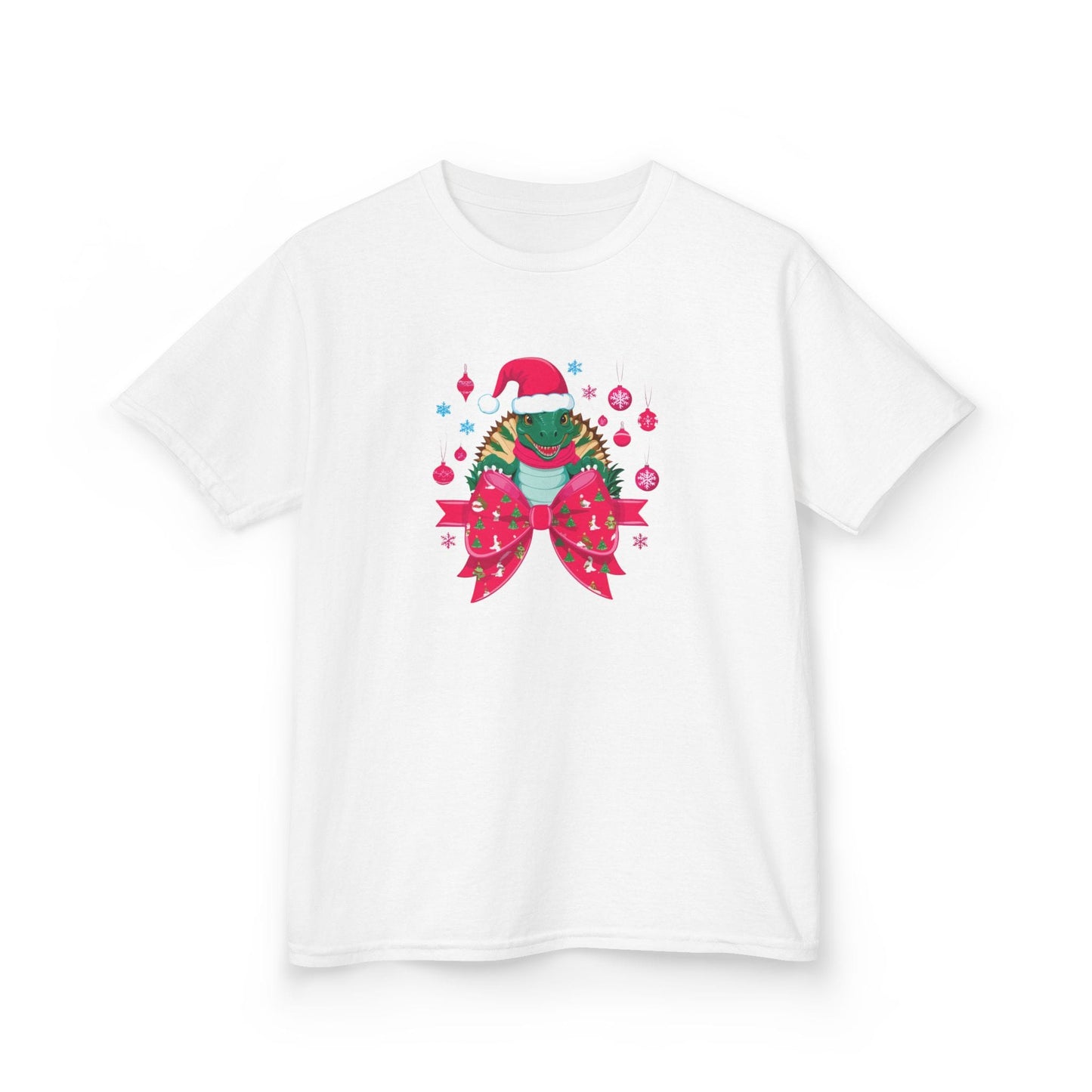 Christmas Turtle Kids T-Shirt White / XS gift_idea unique_gift personalised_gift