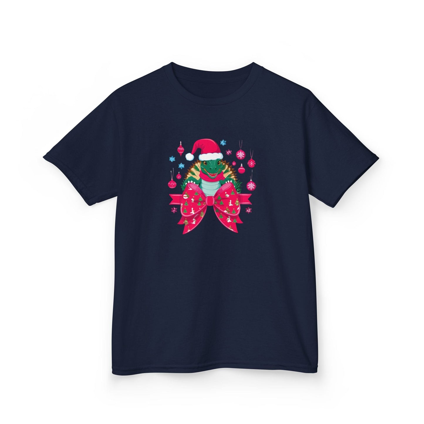 Christmas Turtle Kids T-Shirt Navy / XS gift_idea unique_gift personalised_gift