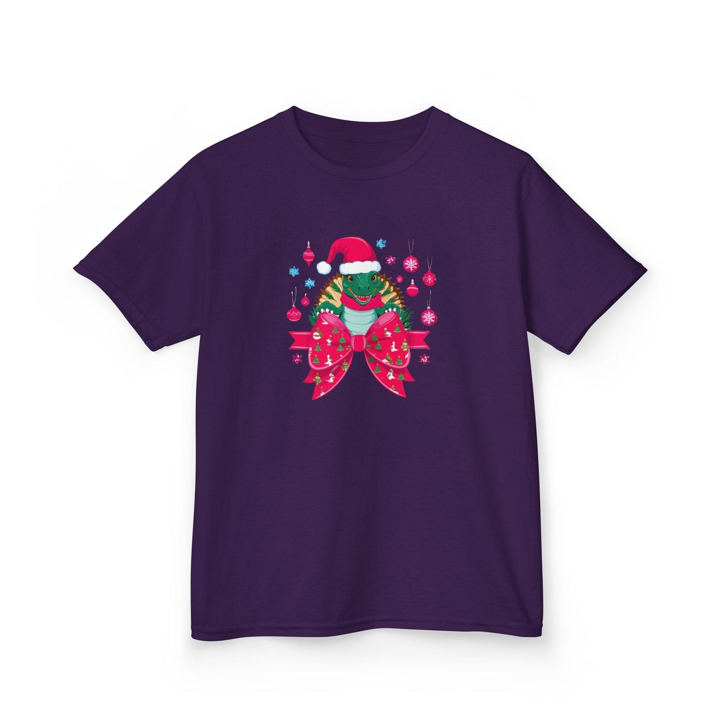 Christmas Turtle Kids T-Shirt Purple / XS gift_idea unique_gift personalised_gift