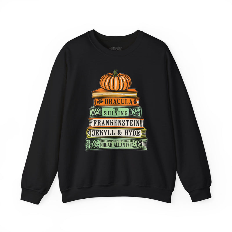 Sudadera de Halloween con Libros Clásicos de Terror