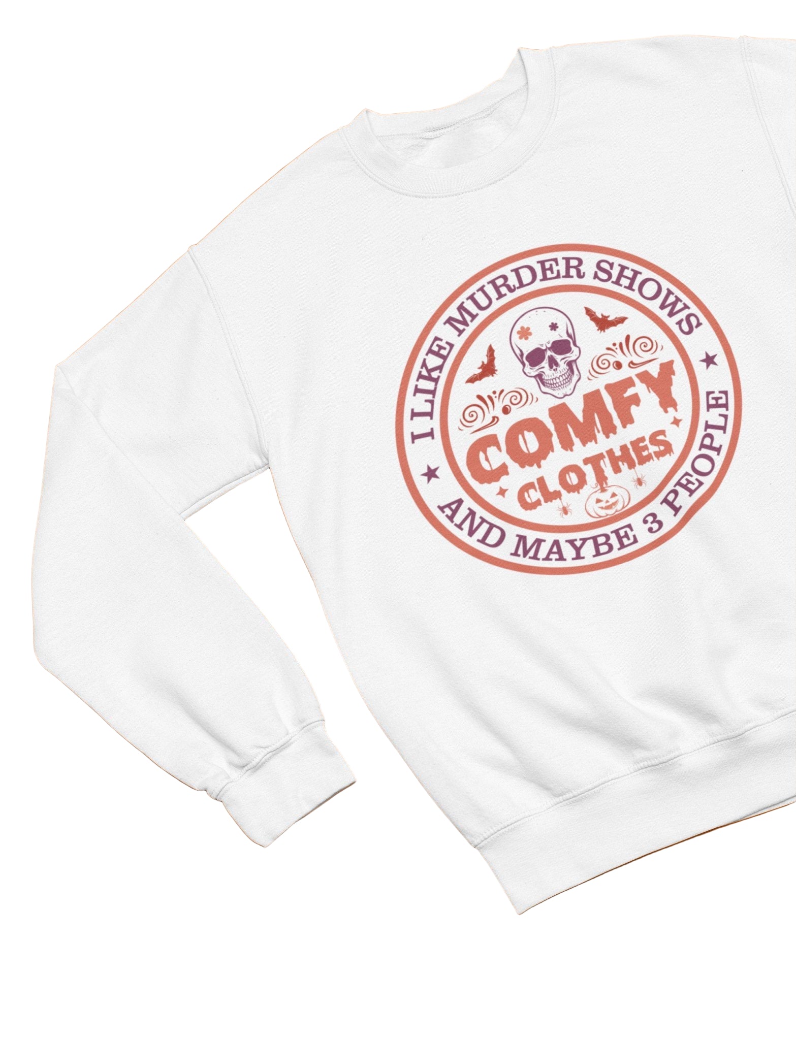 Comfy Halloween Funny T-Shirt/Sweatshirt Unisex - Beast & Beauty Clothing LTD - Halloween - Sand - Small - Sweatshirt
