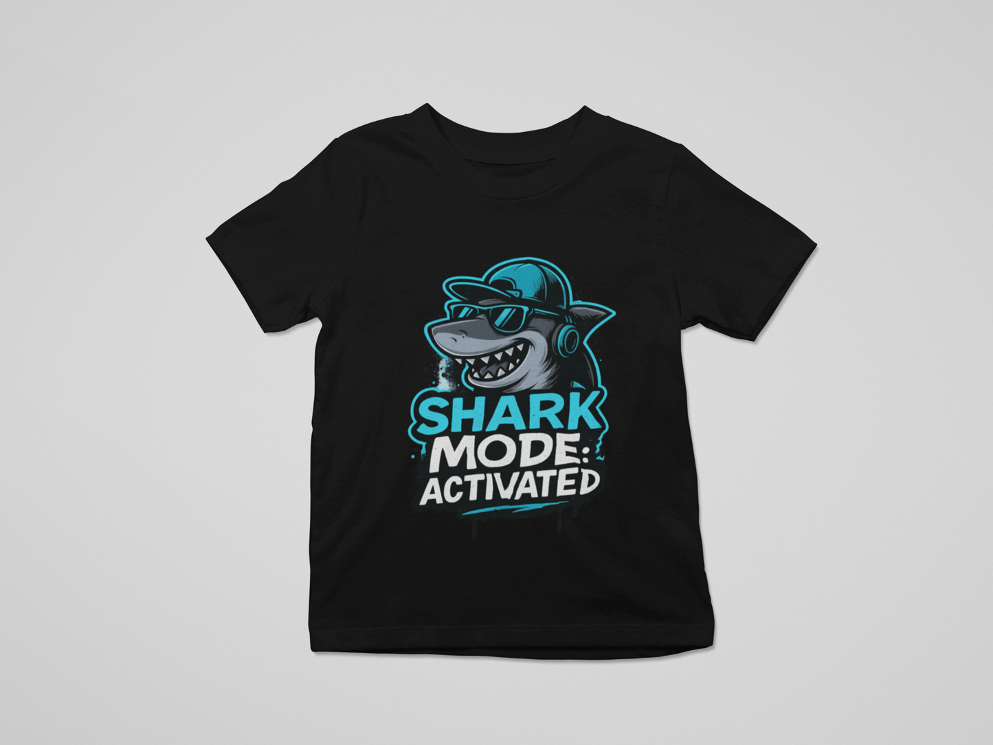 Cool Animal Kids T-Shirt Set (3 Pack) | Shark, Tiger & Wolf Graphic Tees 3-4 years / Shark Mode: Activated gift_idea unique_gift personalised_gift
