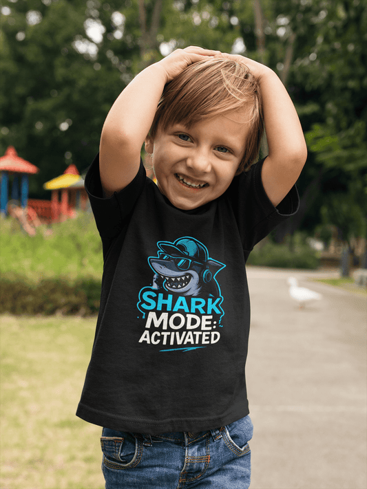 Cool Animal Kids T-Shirt Set (3 Pack) | Shark, Tiger & Wolf Graphic Tees gift_idea unique_gift personalised_gift