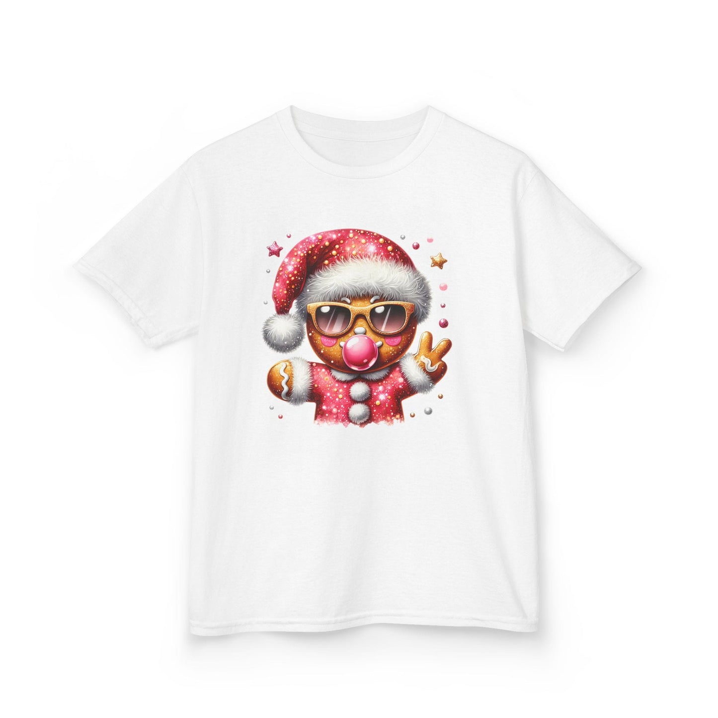 Cool Gingerbread Kids Christmas T-Shirt White / XS gift_idea unique_gift personalised_gift