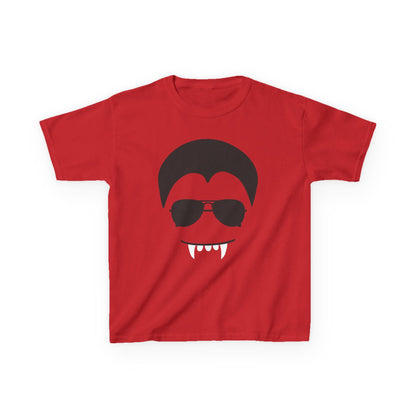 Cool Vampire Face Halloween Kids T-Shirt Red / XS gift_idea unique_gift personalised_gift
