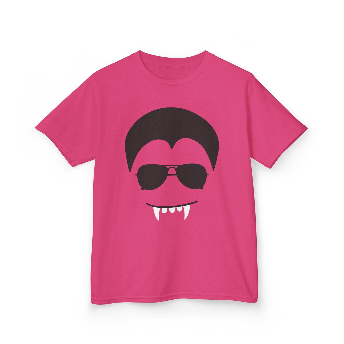 Cool Vampire Face Halloween Kids T-Shirt Heliconia / XS gift_idea unique_gift personalised_gift