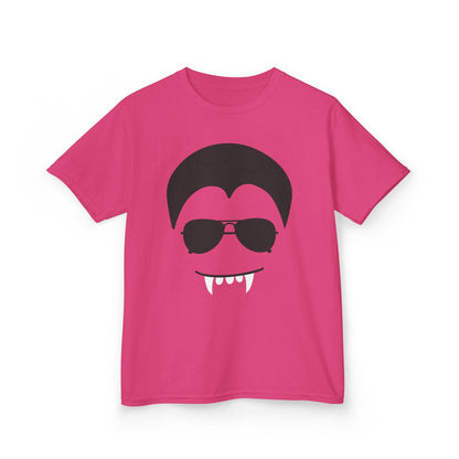 Cool Vampire Face Halloween Kids T-Shirt Heliconia / XS gift_idea unique_gift personalised_gift