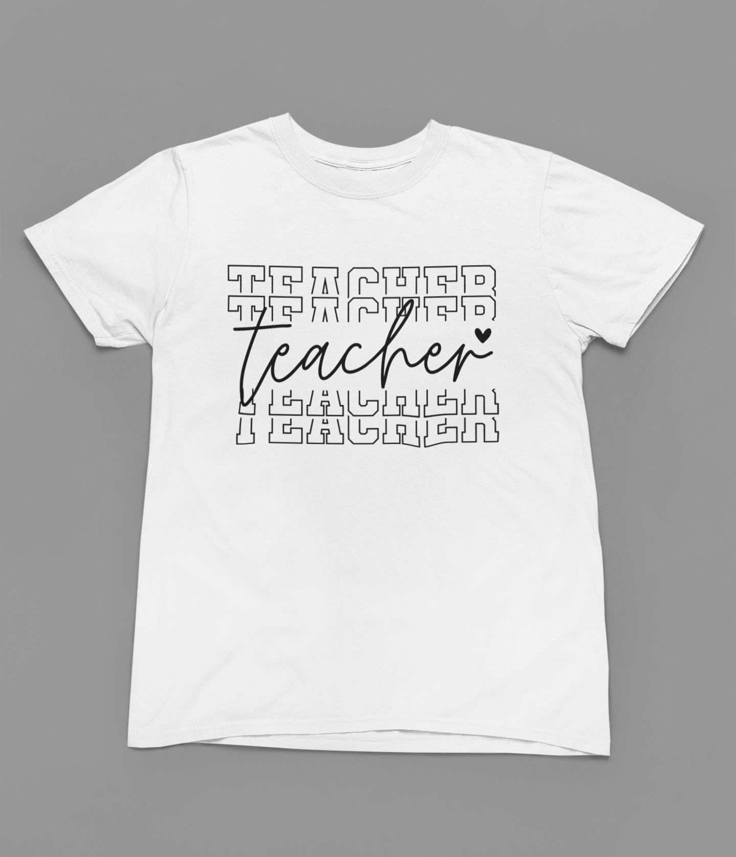 Teacher Stacked T-Shirt