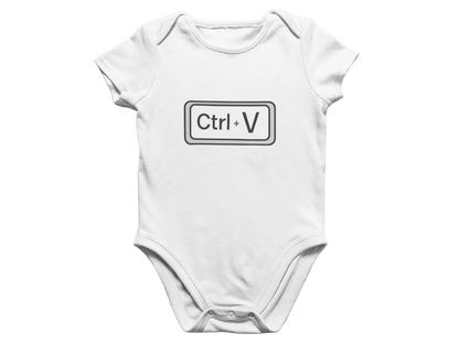 Copy & Paste Matching Dad and Baby Set – Ctrl+C Ctrl+V Shirt & Onsie gift_idea unique_gift personalised_gift