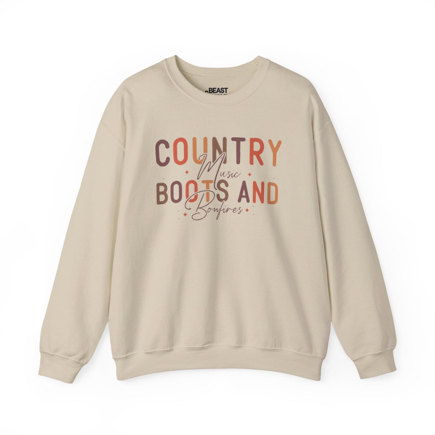 country boots and bonfires sweatshirt sand sweatshirt uk gift gift idea