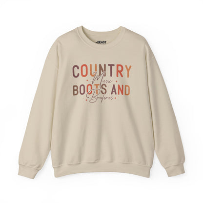 country boots and bonfires sweatshirt sand sweatshirt uk gift gift idea