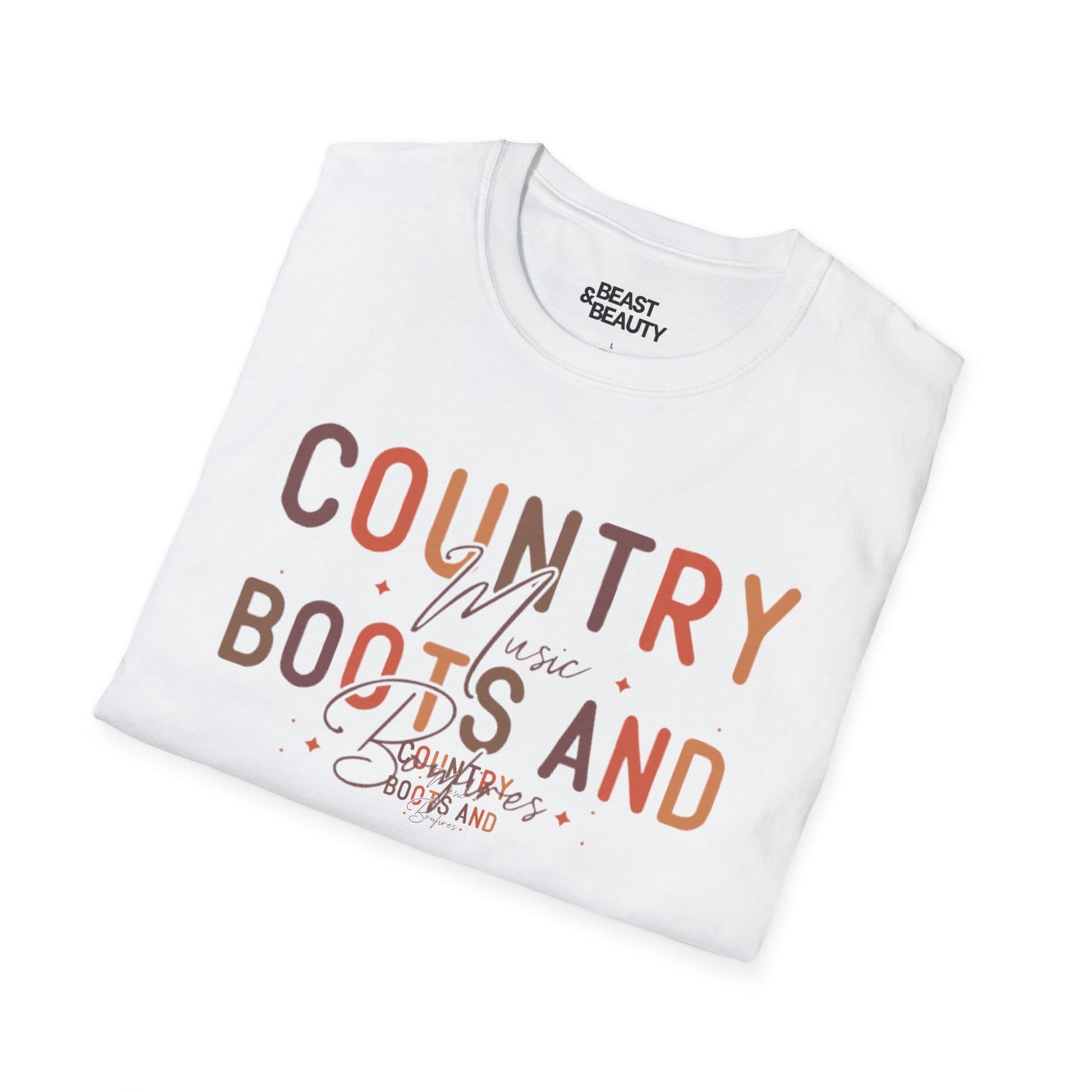 country music boots and bonfires t-shirt t-shirt uk music lover gift idea image 5