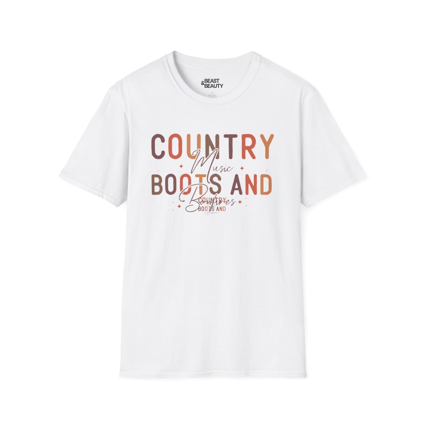 country music boots and bonfires t-shirt white t-shirt uk music lover gift idea