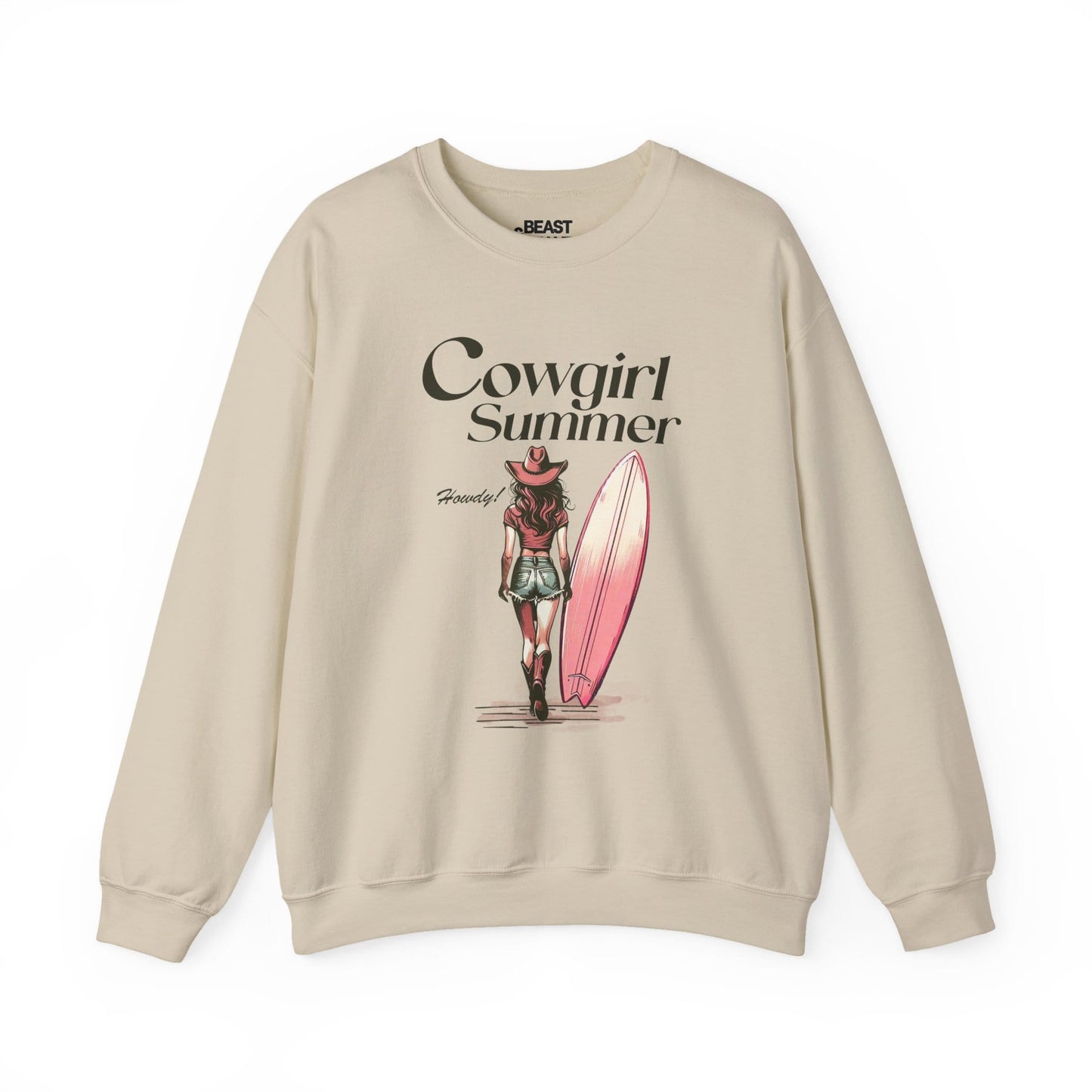 cowgirl summer sweatshirt sand sweatshirt uk cowgirl gift idea