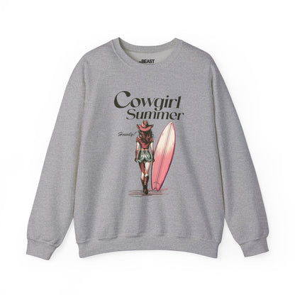 cowgirl summer sweatshirt sport grey sweatshirt uk cowgirl gift idea