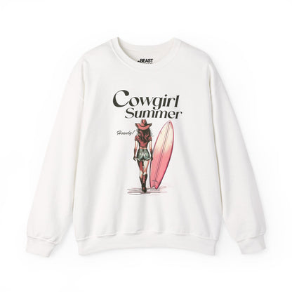 cowgirl summer sweatshirt white sweatshirt uk cowgirl gift idea