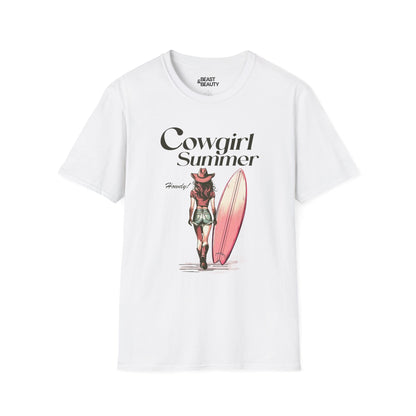 cowgirl summer t-shirt white t-shirt uk cowgirl gift idea