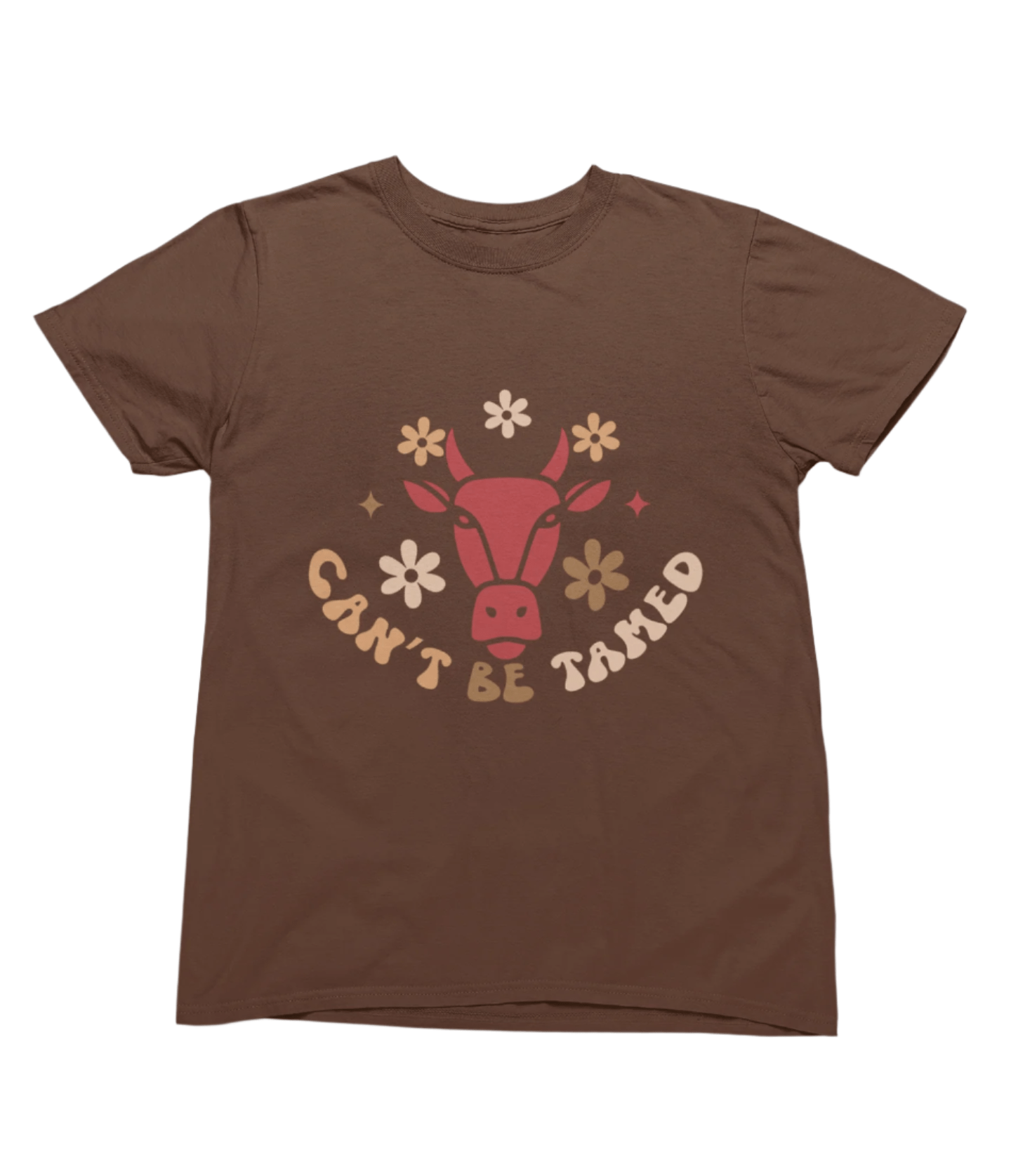My Store Cowgirl T-Shirt T-Shirt / Small / Brown Can't Be Tamed T-Shirt/Sweatshirt