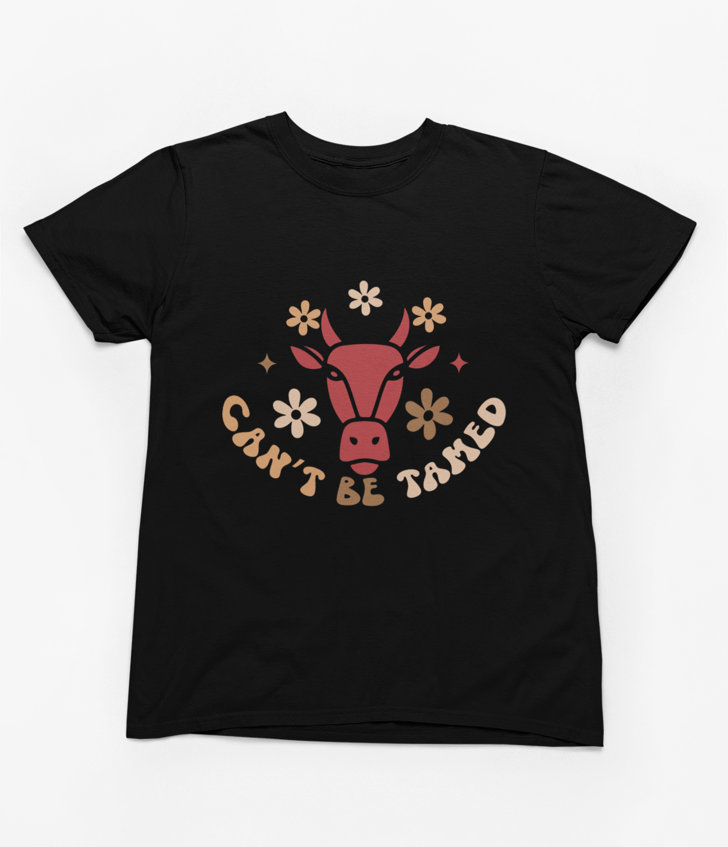 My Store Cowgirl T-Shirt T-Shirt / Small / Black Can't Be Tamed T-Shirt/Sweatshirt