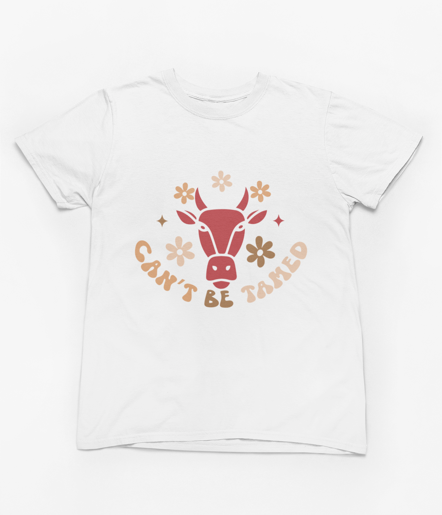 My Store Cowgirl T-Shirt T-Shirt / Small / White Can't Be Tamed T-Shirt/Sweatshirt