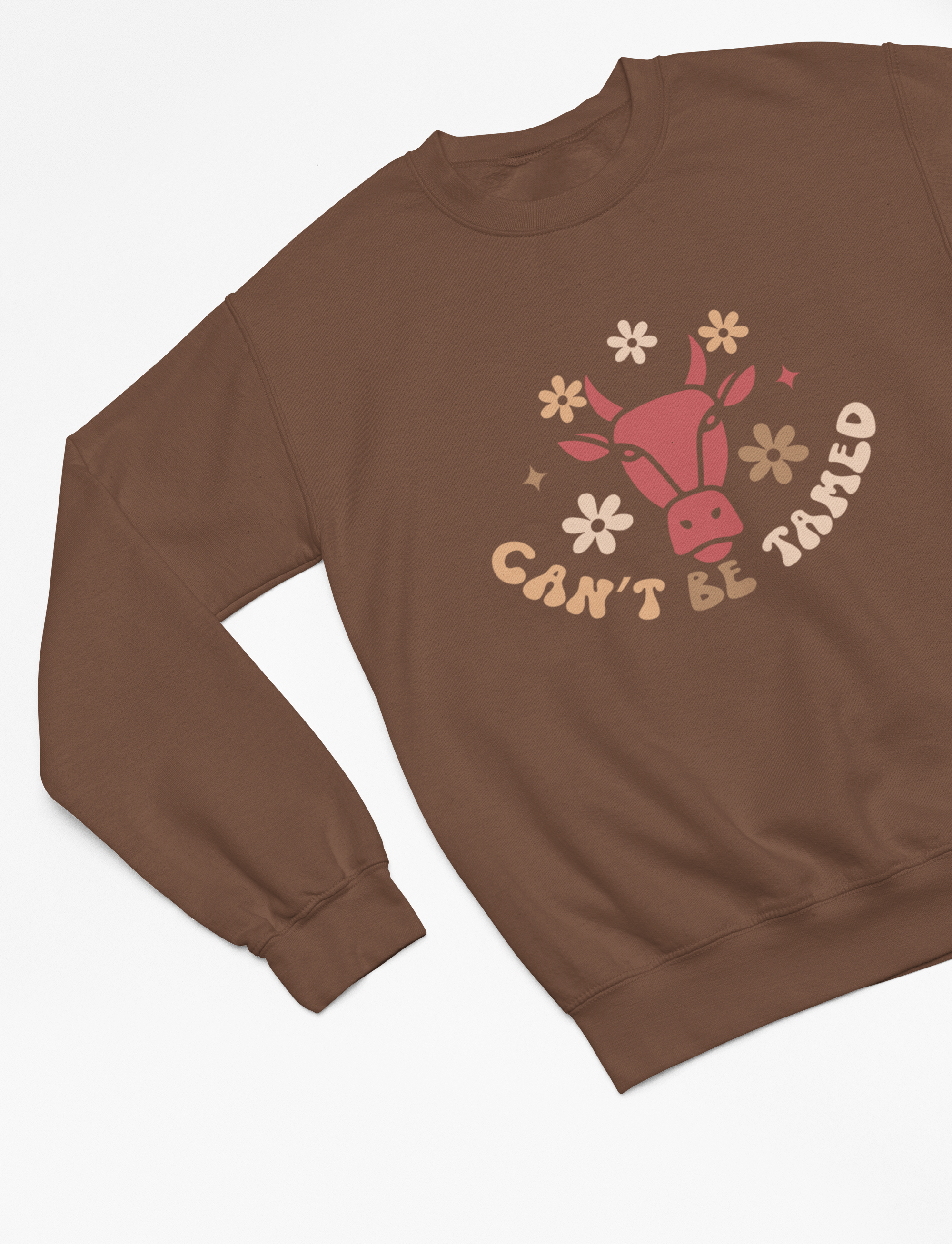 My Store Cowgirl T-Shirt Sweatshirt / Small / Brown Can't Be Tamed T-Shirt/Sweatshirt
