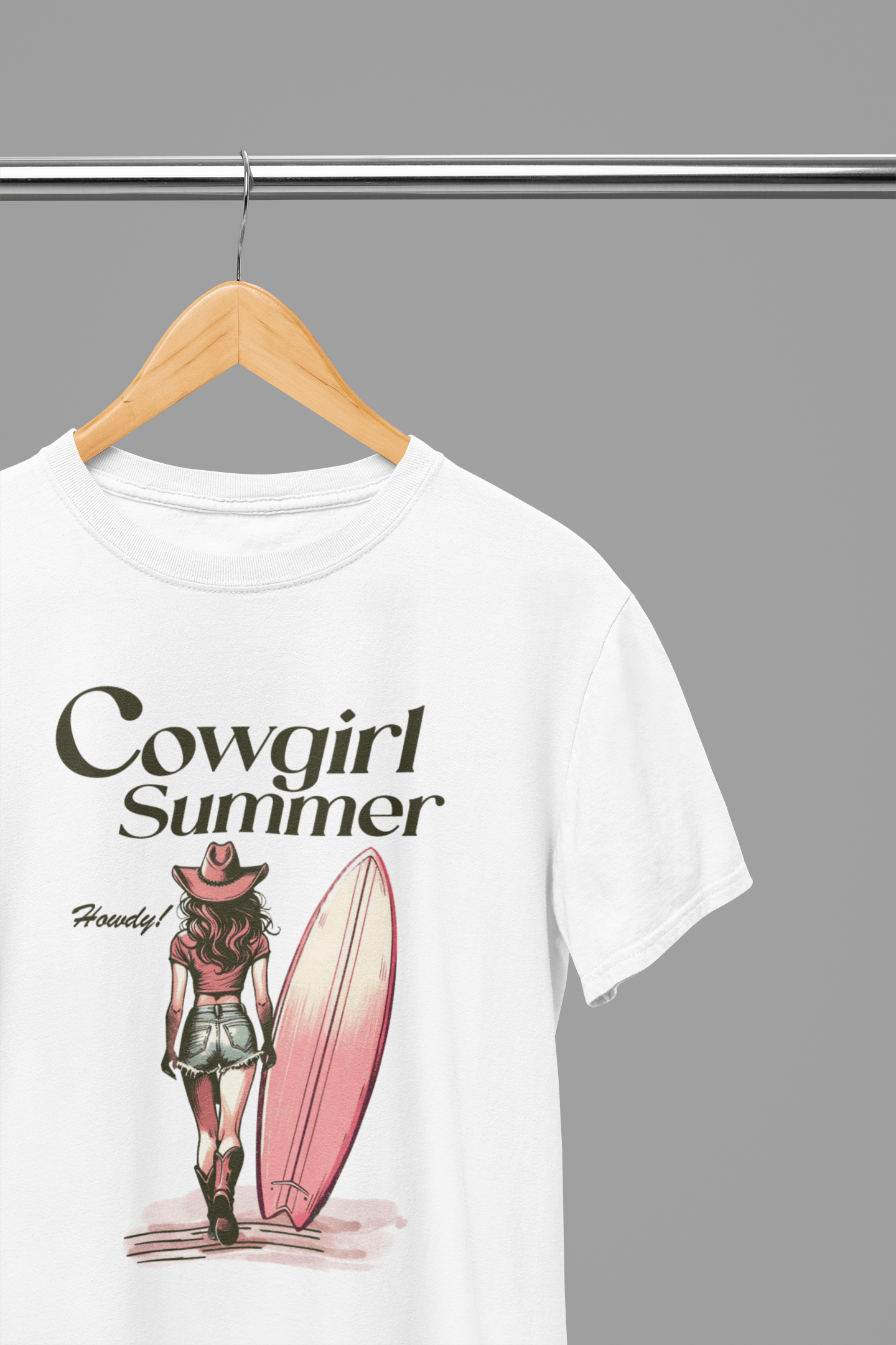 My Store Cowgirl T-Shirt T-Shirt / Small / White Cowgirl Summer T-Shirt/Sweatshirt